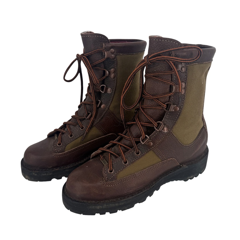 Danner Sierra Gore-Tex Insulated Combat Boots Brown Leather Nylon USA Women 8 40